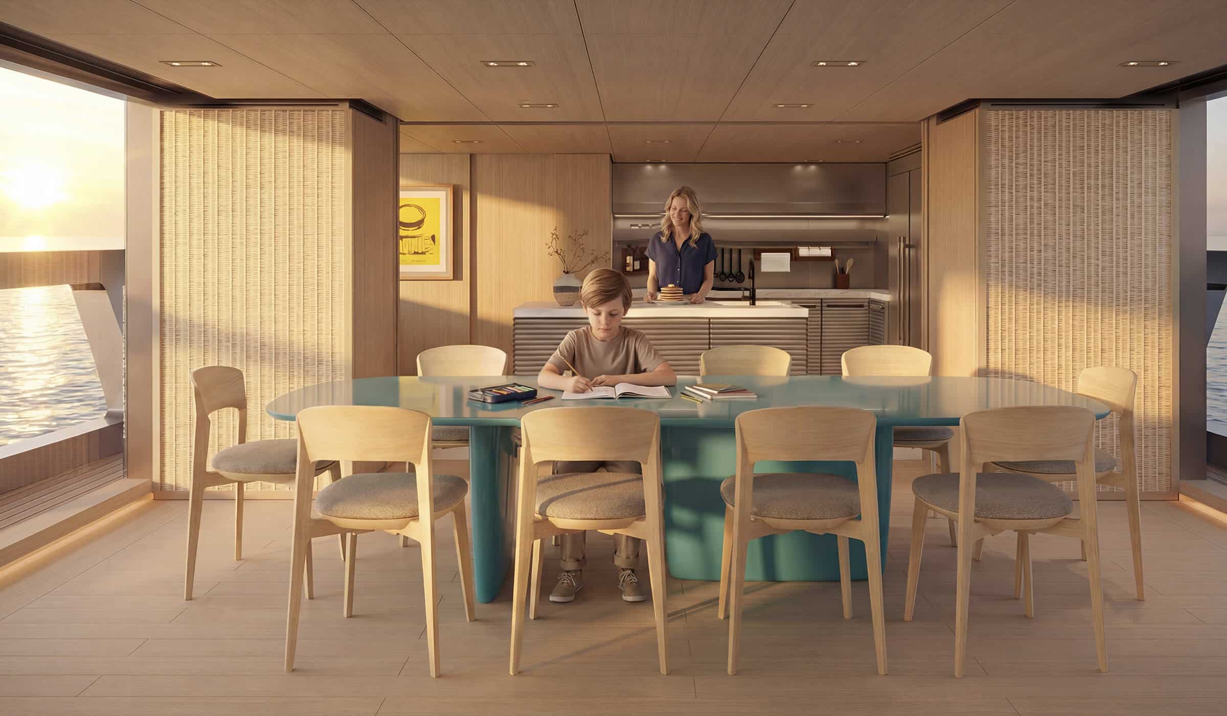 Benetti-Yachts-BNeos-40M-06-Interior-Family-Kitchen